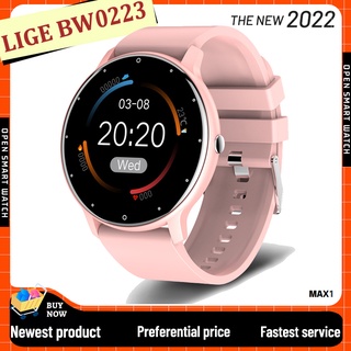 LIGE reloj inteligente Full Touch Fitness Tracker Bluetooth Call