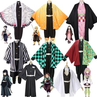 Disfraz de cazador de demonios de anime, disfraz de kimono para Halloween,  disfraz de disfraz para adultos y niños : : Juguetes y Juegos