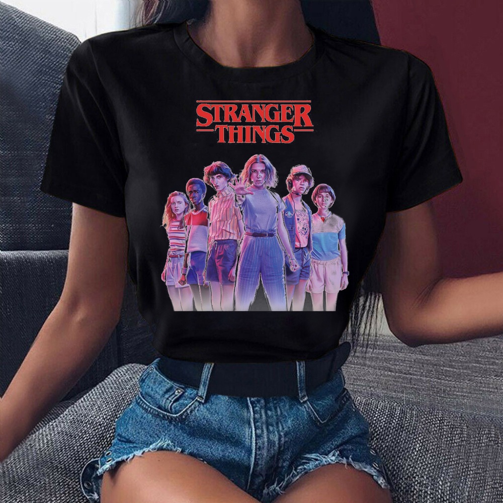 Playera de stranger online things mujer