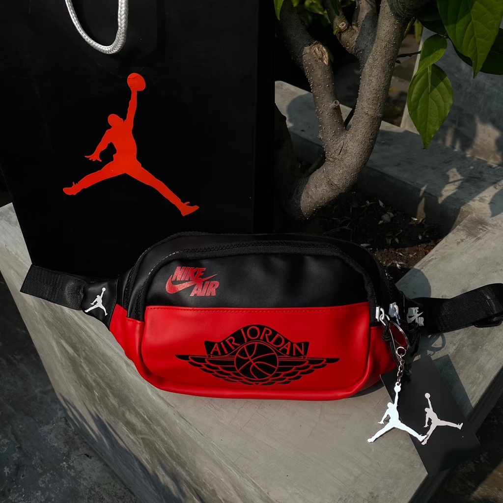 Bolso jordan online rojo