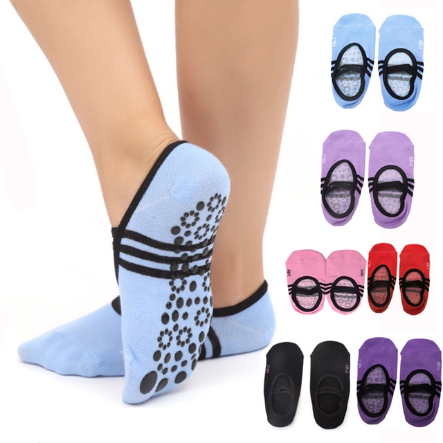 Calcetines antideslizantes para pilates, ballet, yoga, para mujer