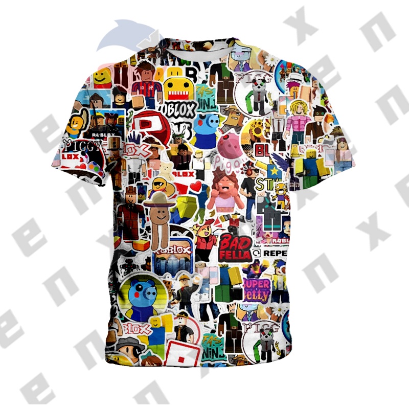 Nuevo Camisetas ROBLOX Ninos 3 13 Anos 110 160 Verano Manga Corta Camisas Lego Play Dibujos Animados Adventure Tops Shopee Colombia