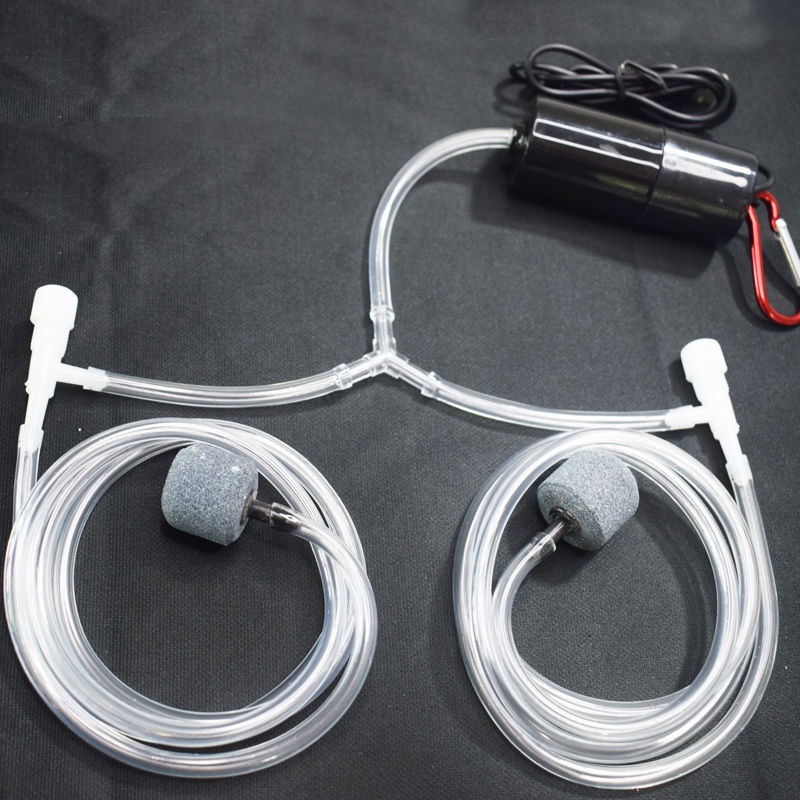 Bomba de aire de oxígeno portátil para acuario, compresor de aire sin  ruido, aireador, Mini oxigenador, accesorios de Acuario, USB - AliExpress