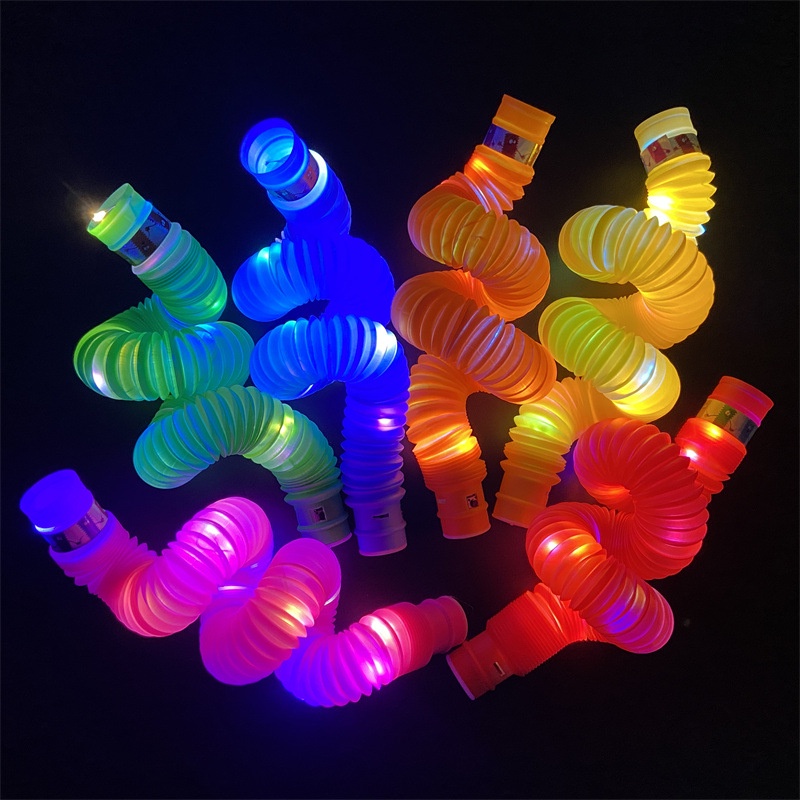 30 tubos sensoriales iluminados para niños, que brillan en la oscuridad,  suministros de fiesta iluminados, juguetes para niños pequeños para