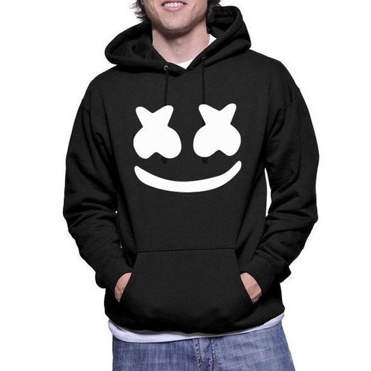 Marshmello sudadera con capucha chaqueta Distro suéter de los hombres de la impresión de la pantalla de los hombres de las mujeres Colombia