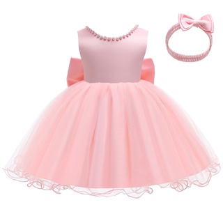 Vestido para niña recién nacida, ropa para primer cumpleaños, 1