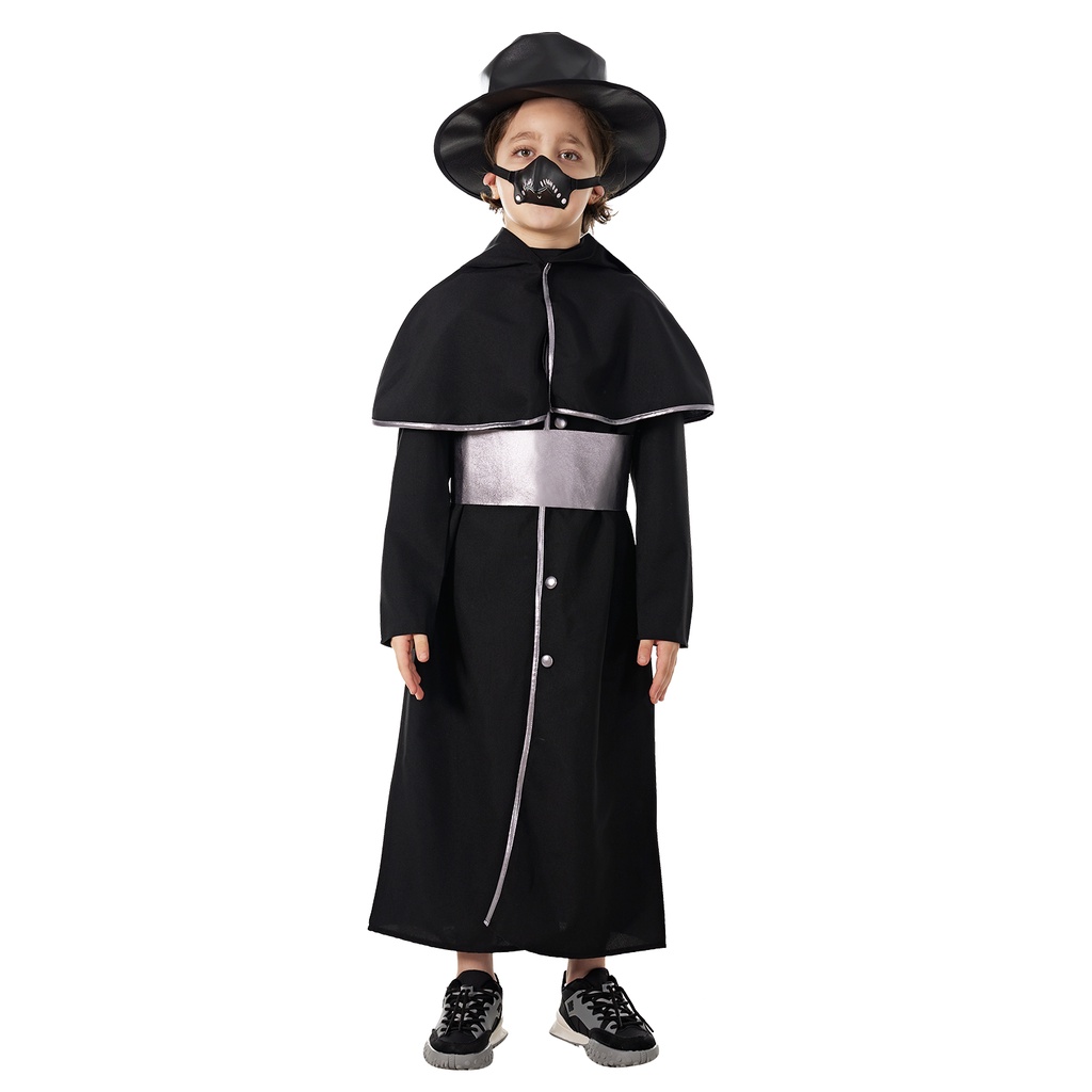 Niños Halloween Clásico Médico De La Peste Disfraz Horror Medieval  Steampunk Pico Bruja Cosplay Trajes Familia De Los Padres Y Del Partido  Etapa