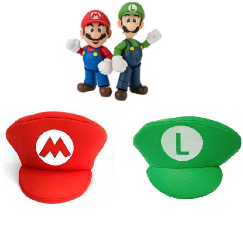 Gorro De Mario Bros Luigi Para Adulto Y Niños