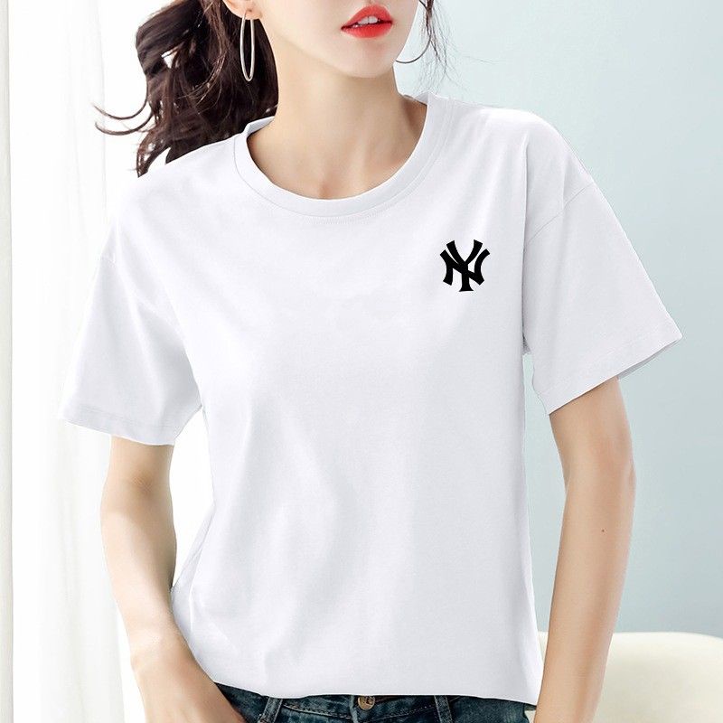 Camisetas de mujer camisas de algod n para mujer camisetas tumblr logo NY mujer