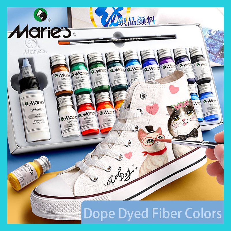 Marie's Dope-Teñido Fibra Colores Permanente Tela Pintura Conjunto