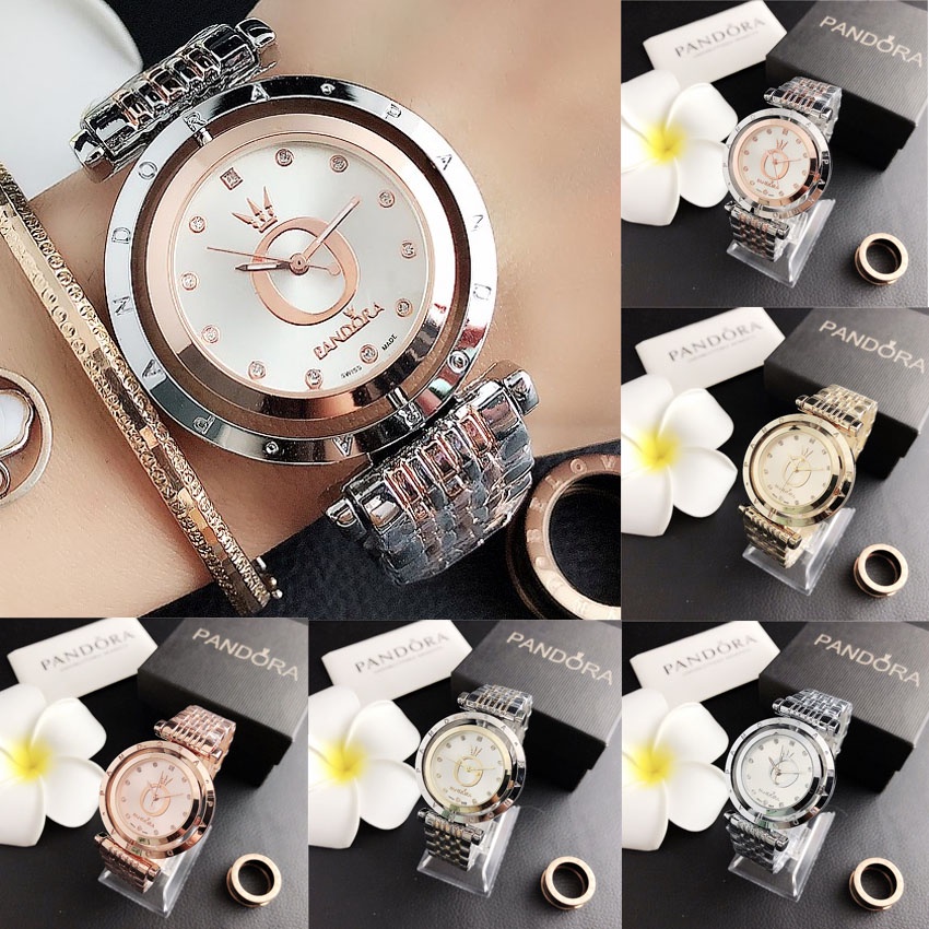 Pandora Reloj De Cuarzo Cl sico De Moda Para Mujer Con Esfera