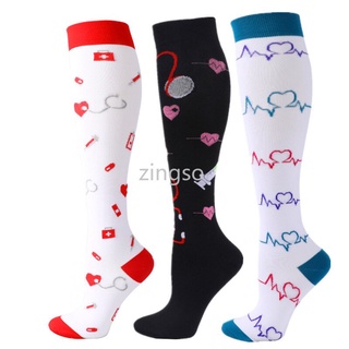 1 par de calcetines de compresión suaves para mujer y hombre, calcetines  deportivos para correr/caminar/andar en bicicleta