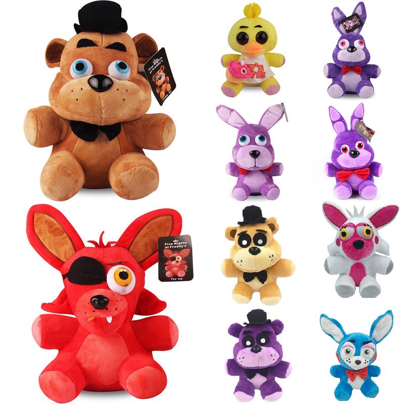 FNAF Five Nights At Freddy's Peluche Juguete Foxy Chica Bonnie Golden  Freddy Oso Conejo