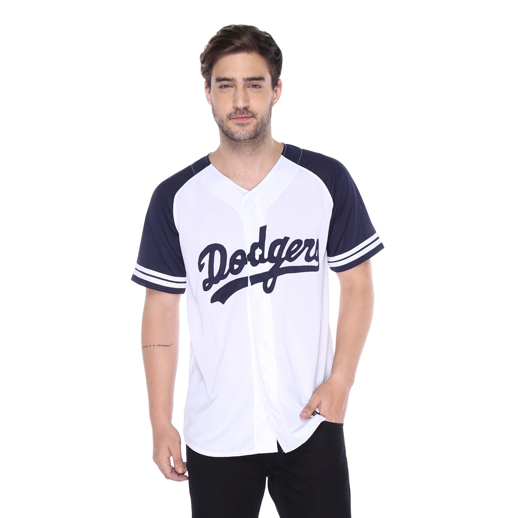 Camiseta de béisbol Navy White yankees hombre y mujer