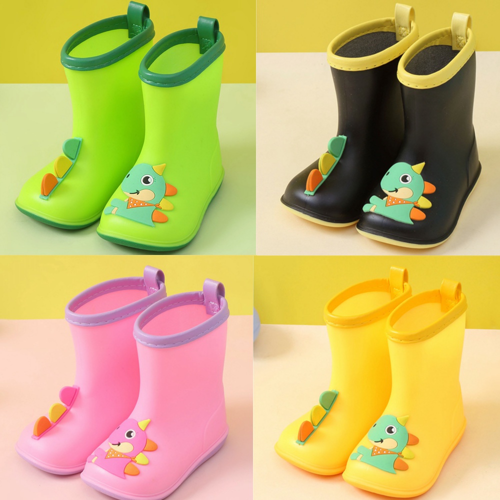 1 6 A os Ni os Dinosaurio Botas De Lluvia 3D Dinosaurios Zapatos