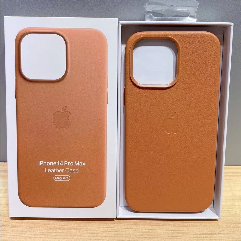 Case de piel con MagSafe Para iPhone 14 Pro- Naranja – Mac Center Colombia