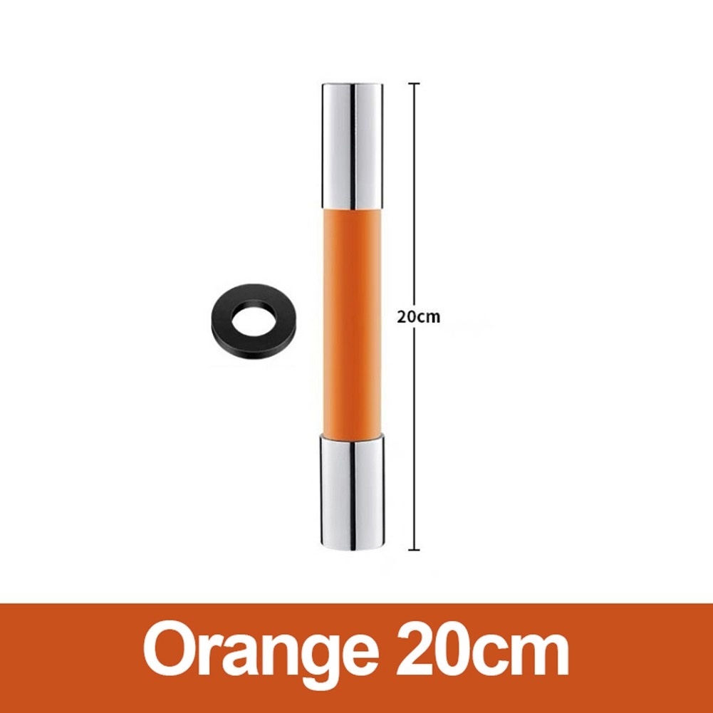 Tubo De Silicona Para Grifo De Cocina - 50 Cm, Negro, Conexión Universal De 2 Cm, Aumenta Presión Y Ahorra Agua