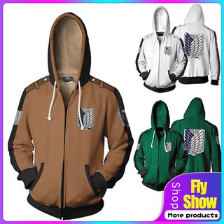 2019 Sudadera con capucha ataque a Titán capa Shingeki no Kyojin Scouting  Legion Cosplay disfraz anime cosplay capa verde mujer…