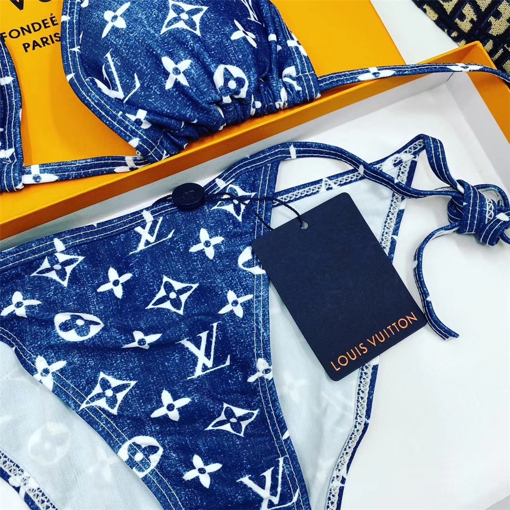 Verano De Lujo Marca De Diseñador louis vuitton sexy bikini Trajes