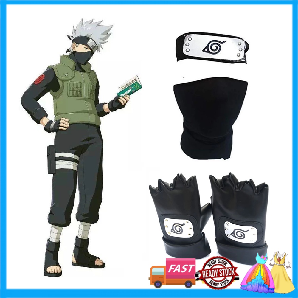 Chaleco Ninja De Kakashi Hatake – Cosplay Chunin/Jonin, Talla L, Con Remolino Uzushiogakure