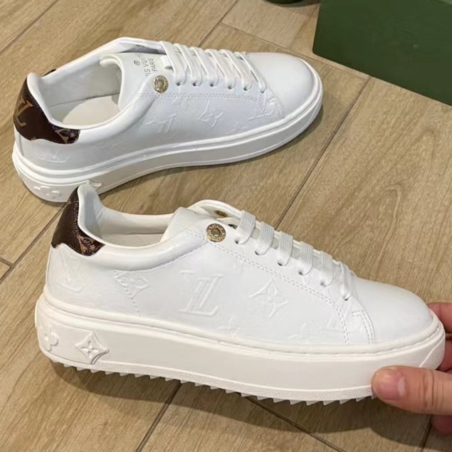 Louis Vuitton Mujer Zapatillas Casual Blanco Alta Calidad Nuevo