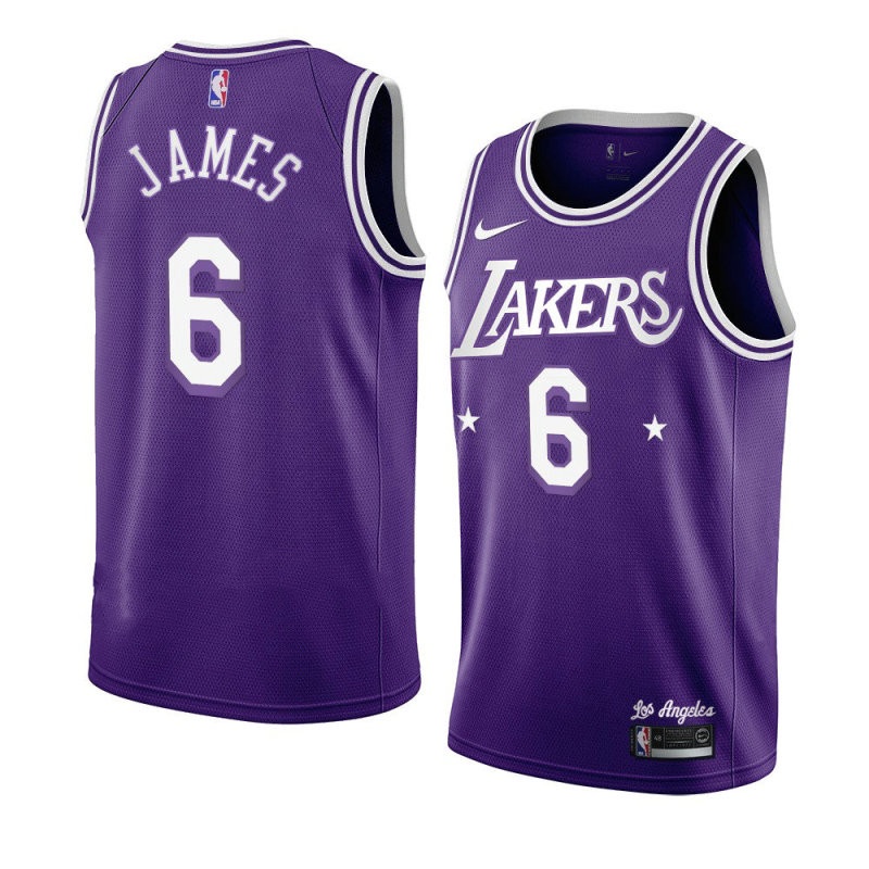 Camiseta Los Angeles Lakers NBA Foam Hand Morada New Era Hombre