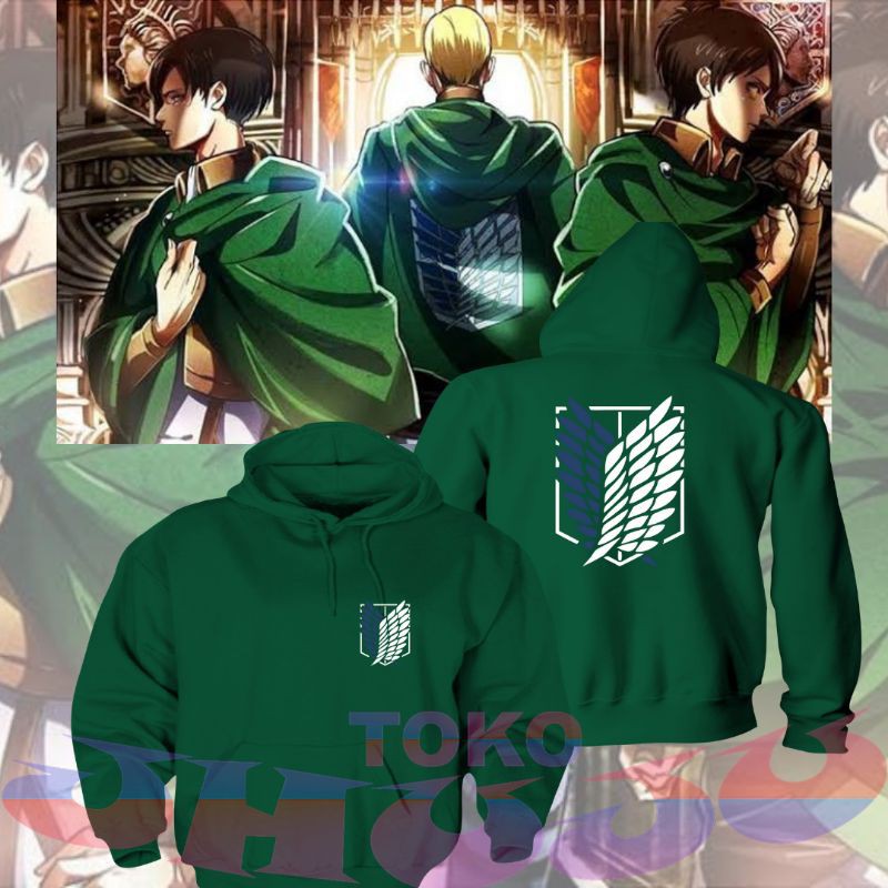 Sudadera Anime Attack On Titan - Shingeki No Kyojin Sudadera