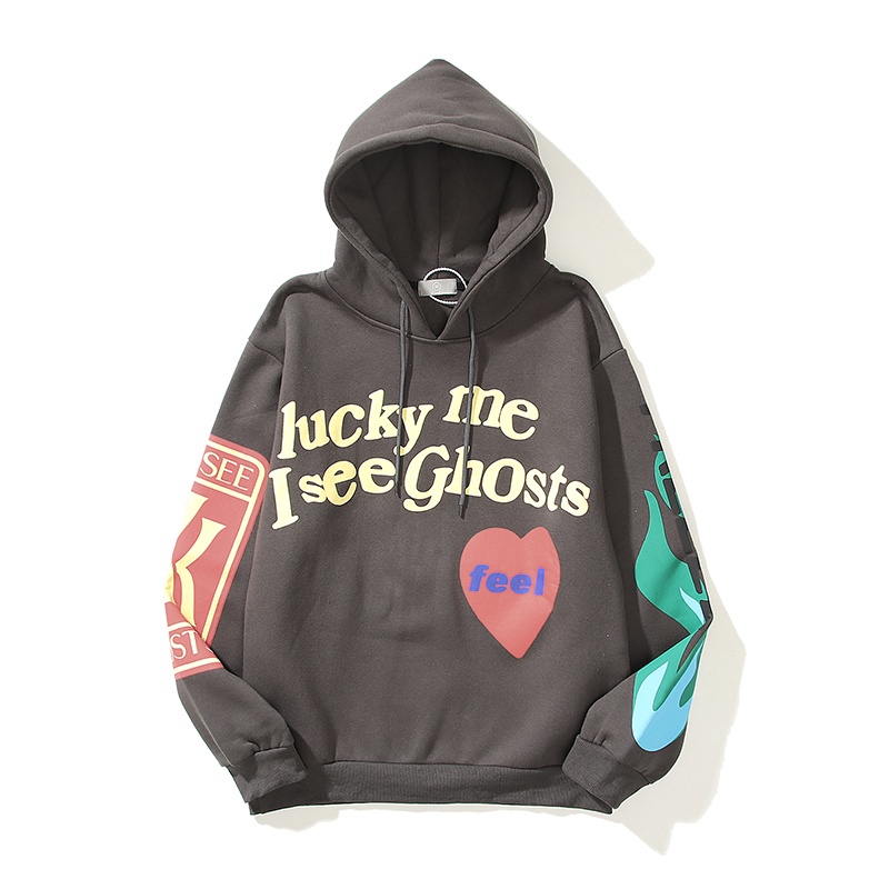 Sudaderas Con Capucha Kanye West Lucky Me I See Ghosts Shopee Colombia
