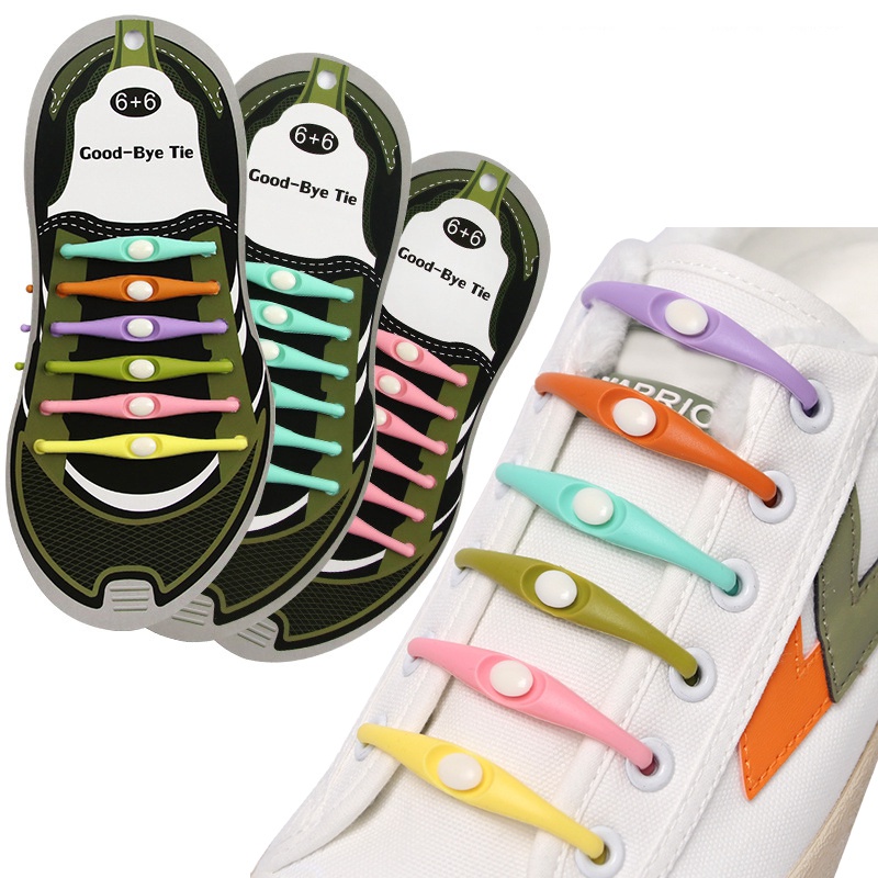 Cordones elásticos para zapatillas de deporte, cordones de silicona sin  cordones, cómodos y sencillos, de goma
