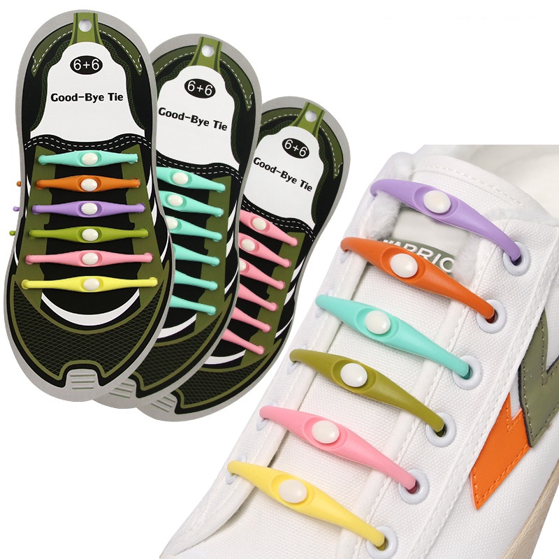 Cordones Para Zapatos De Silicona Varios Colores 12pcs – Shopily