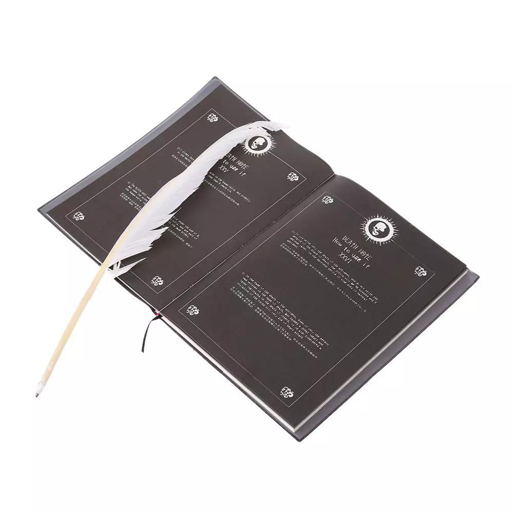 ALENE Death Note Cuaderno De Papel Escolar Juego De Rol De Cuero Diario ...