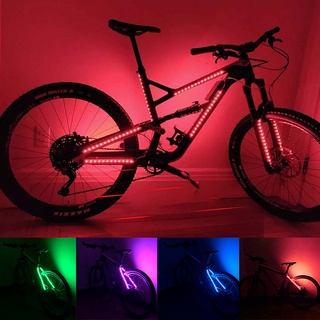 Luz trasera de ciclismo nocturno para exteriores, luz Led de advertencia  con carga USB, accesorios para bicicleta de montaña - AliExpress