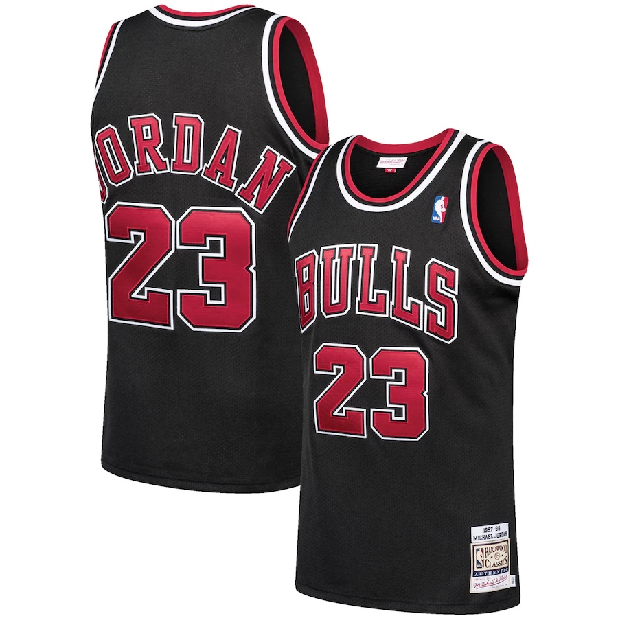Jersey Chicago Bulls Edición Retro Negro , Temporada 97-98 Jordan – Jerseys  644