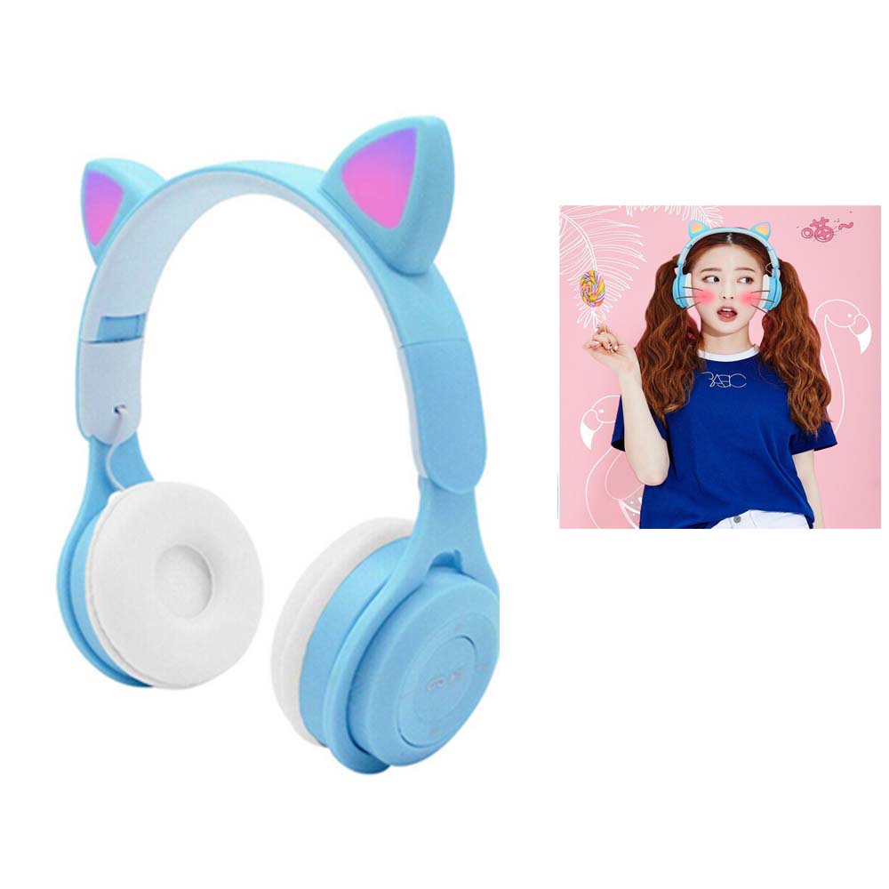 Cat ear headphones online shopee