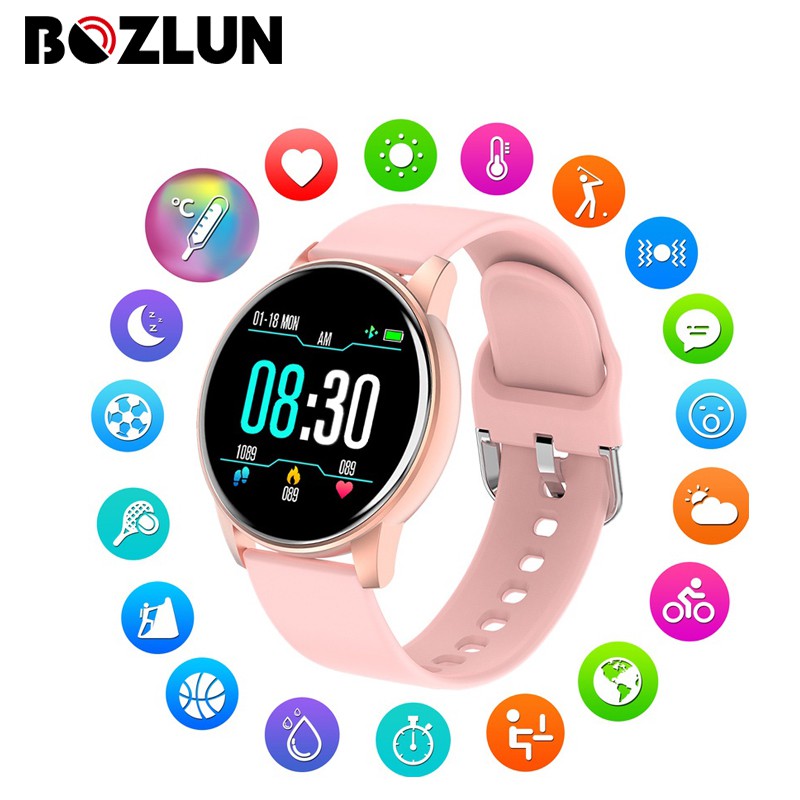 BOZLUN Smart Sports reloj para hombre pulsera multifuncion Bluetooth rastreador de sueno de frecuencia cardiaca reloj inteligente impermeable para mujer Shopee Colombia