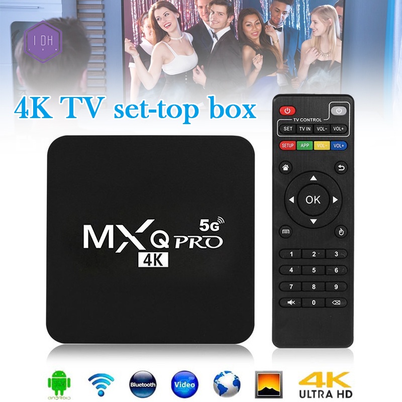Smart TV Box WiFi Home Media Player HD Digital Con Mando A Distancia  Decodificador De Para El Hogar