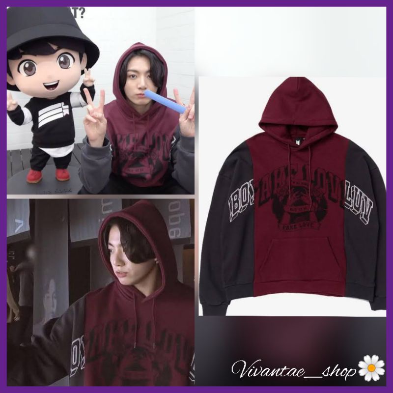 Sudadera fake love discount mujer