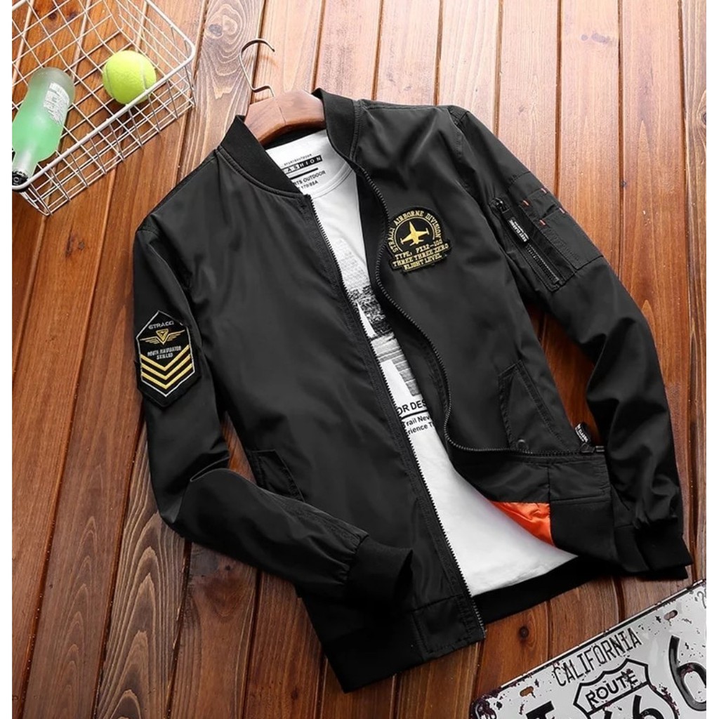 Military ORIGINAL Jacket negro - chaqueta - OK011206 | Shopee Colombia