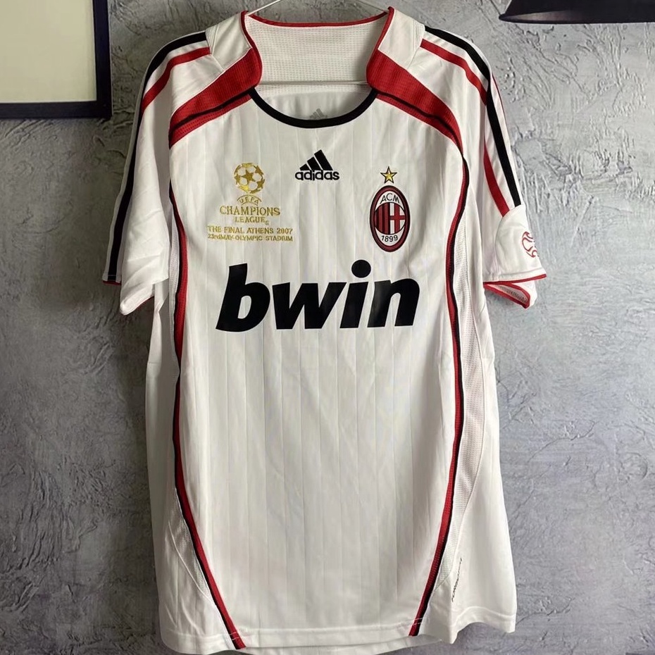 2006-07 Camiseta De Fútbol Retro AC Milan Champtions League