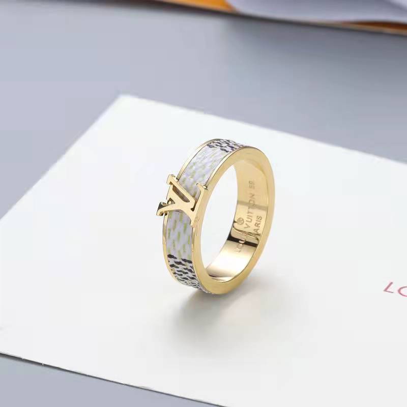 Lv louis vuitton-Anillo De Letras De Cuero Para Presbicia