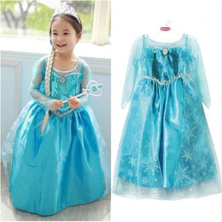 Vestidos de anna best sale y elsa para niñas