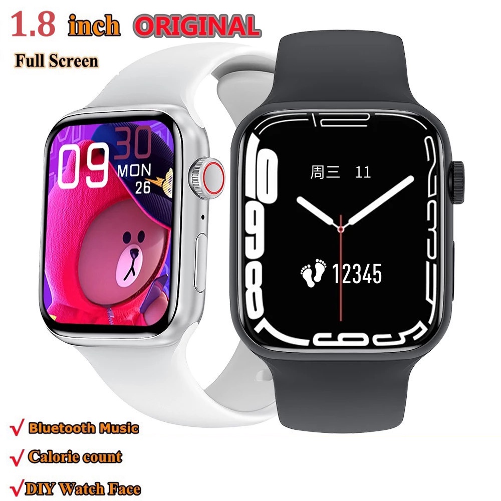 Nueva Serie 7 Reloj i7 Pro Max Smartwatch Bluetooth Llamada IP67  Impermeable Frecuencia Cardíaca Sueño Fintess Tracker 1.75 Pulgadas Smart  Watch