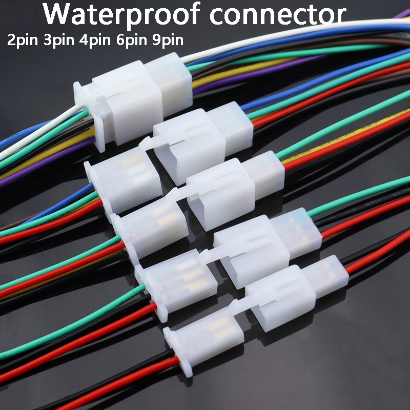 Conector De Cable Eléctrico Para Coche, De 4 Pin Conector Impermeable