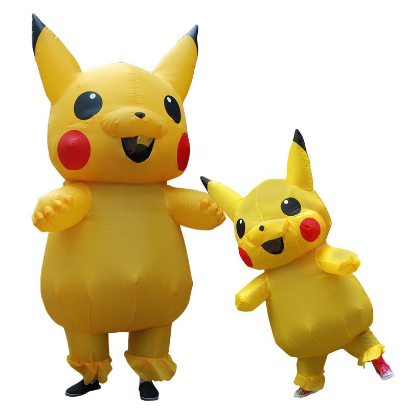 Pikachu Inflable Pokemon Traje De Los Niños Fiesta Cosplay Divertido ...
