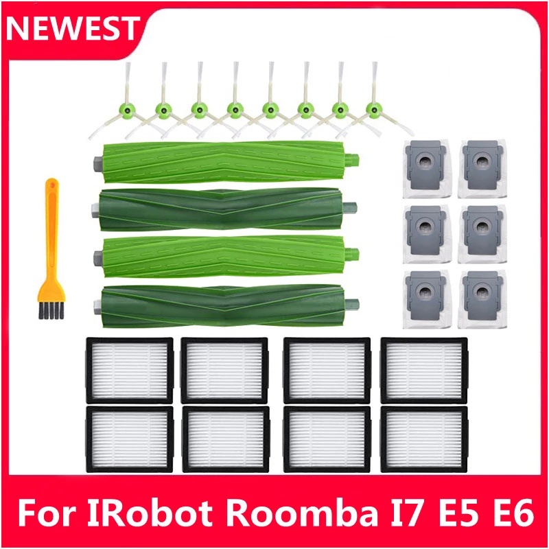 Bolsa para polvo de repuesto de 12 piezas para Irobot Roomba I7
