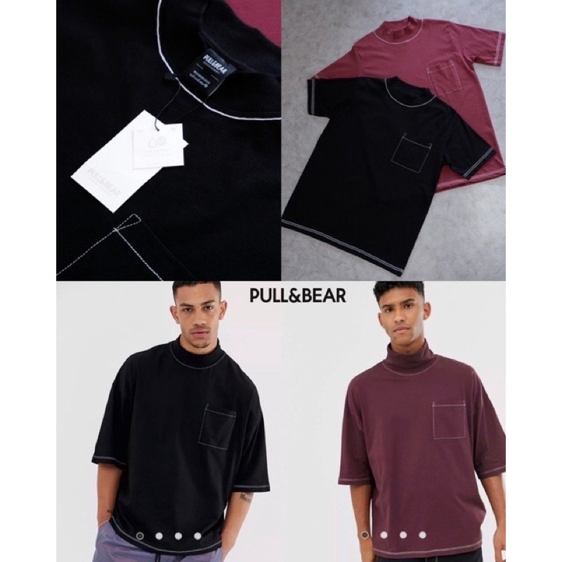 Camiseta cuello alto pull and bear new arrivals