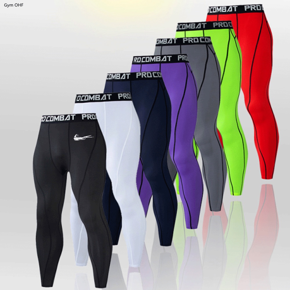 Leggings De Compresión Para Hombre - Brillantes, Suaves, Ideales Para Yoga Y Entrenamiento