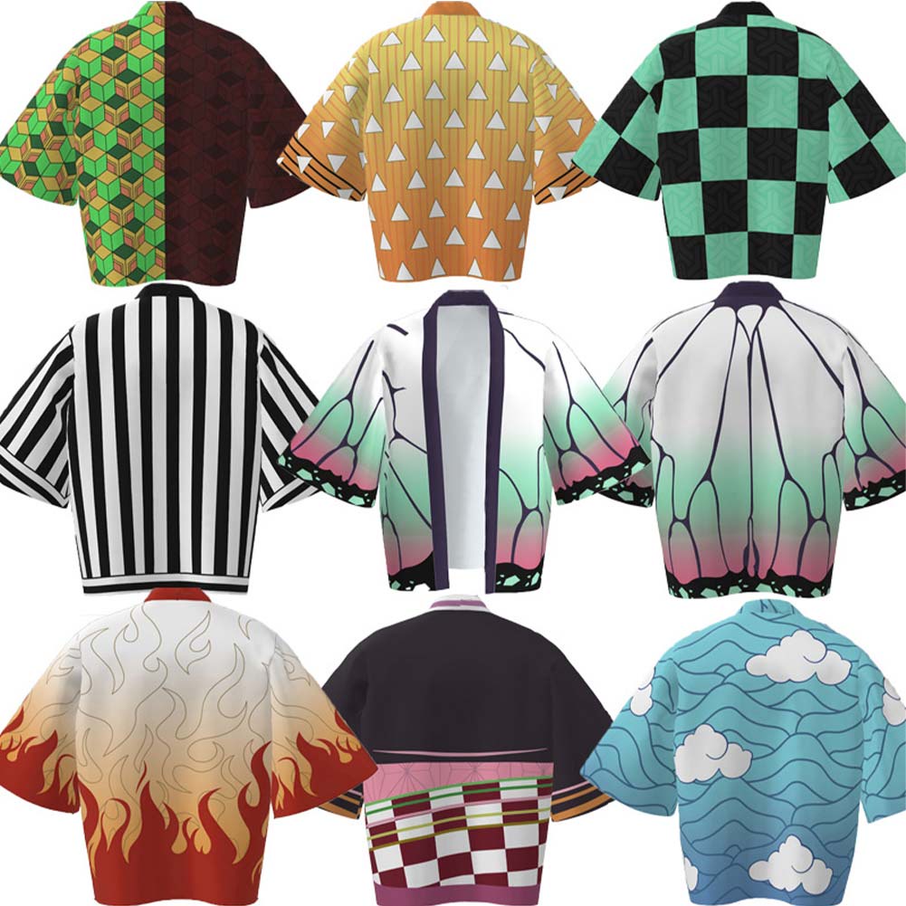 Demon Slayer Kimetsu no Yaiba Kimono Cosplay Disfraz Kamado Tanjirou Nezuko  Haori Capa Camisa Abrigo | Shopee Colombia