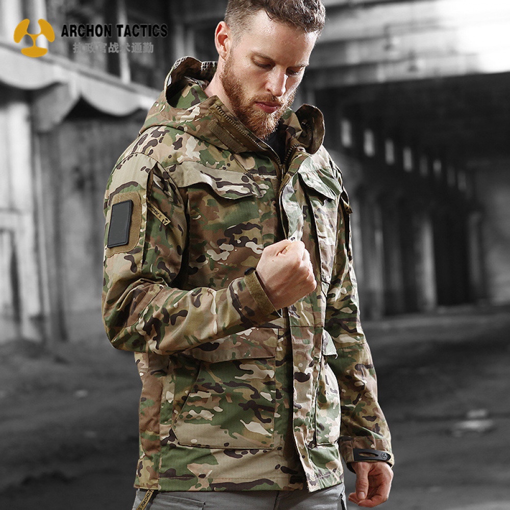 Anorak clearance militar hombre