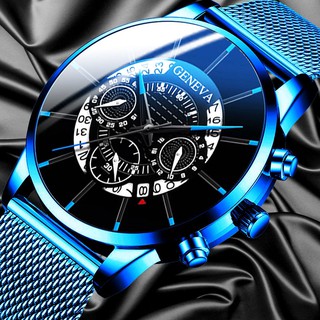 Reloj De Pulsera Para Hombre De Moda Tambour And Future En Negro LV277  Cronógrafo Movimiento De Cuarzo Correa De Cuero Azul Relojes Para Hombre De  28,83 €